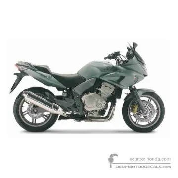 Honda CBF1000 2006 - Zielony - Highland Green Metallic