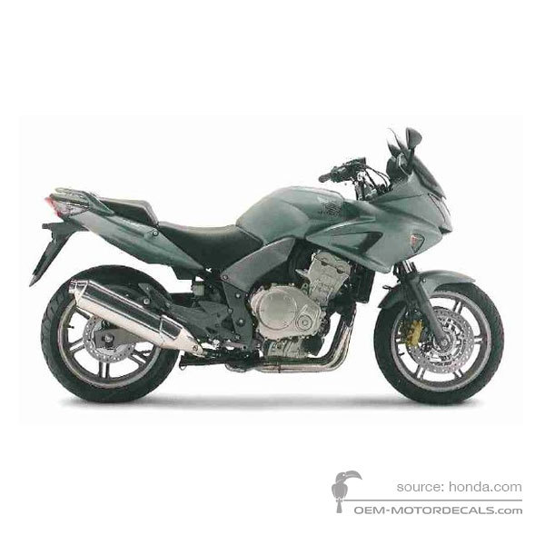 Pegatinas para Honda CBF1000 2006 - Verde • Honda Pegatinas OEM