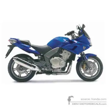 Honda CBF1000 2007 - Niebieski - Candy Xenon Blue