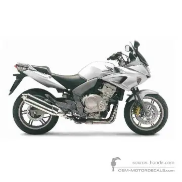 Honda CBF1000 2008 - Srebrny - Quasar Silver Metallic