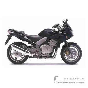 Honda CBF1000 2010 - Czarny - Pearl Nightstar Black