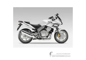 Adesivi per Honda CBF1000 2010 - Bianco • Honda Adesivi OEM