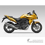 Honda CBF1000F 2010 - Yellow