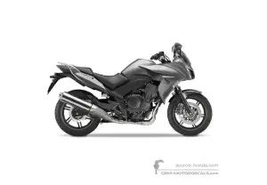 Decals for Honda CBF1000F 2012 - Silver • Honda OEM Decals