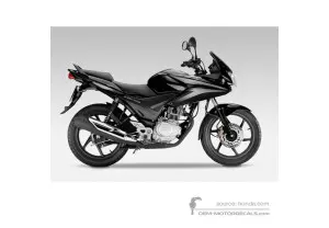 Naklejki do Honda CBF125 2011 - Czarny • Honda Naklejki OEM