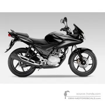Honda CBF125 2009 - Negro - Black