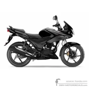 Honda CBF125 2013 - Negro - Noir
