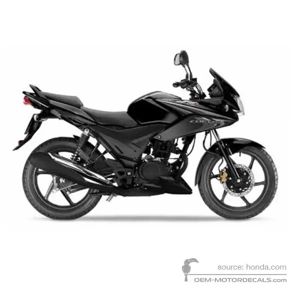 Honda CBF125 2013 - Noir - Noir