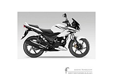 Autocollants pour Honda CBF125 2013 - Blanc • Honda Autocollants OEM