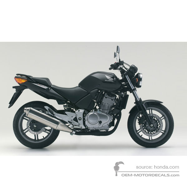 Autocollants pour pour Honda CBF500 2004 - Noir • Honda Autocollants OEM