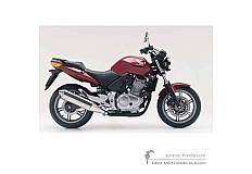 Naklejki do Honda CBF500 2006 - Czerwony • Honda Naklejki OEM