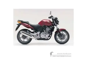 Adesivi per Honda CBF500 2006 - Rosso • Honda Adesivi OEM