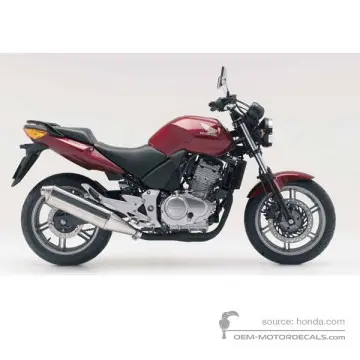 Honda CBF500 2006 - Rouge - Emergency Red Metallic