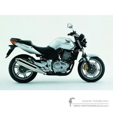 Honda CBF500 2004 - Srebrny - Force Silver Metallic