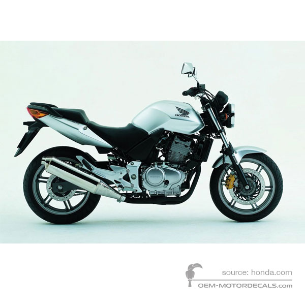 Stickers voor Honda CBF500 2004 - Zilver • Honda OEM Stickers