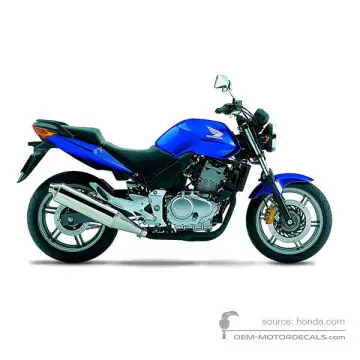 Honda CBF500 2004 - Niebieski - Candy Xenon Blue