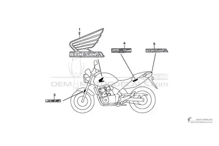 Honda CBF500 2006 - Argento