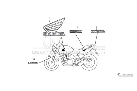 Honda CBF600N 2004 - Argento