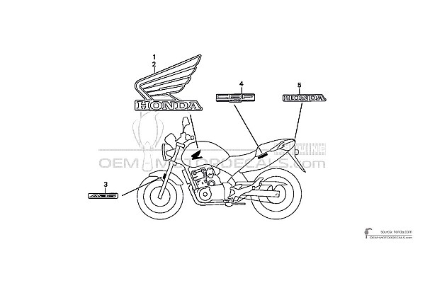 Honda CBF600N 2004 - Blu