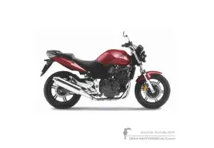 Autocollants pour Honda CBF600N 2006 - Rouge • Honda Autocollants OEM