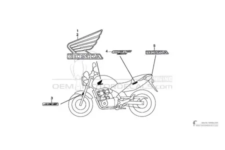 Honda CBF600N 2006 - Rot