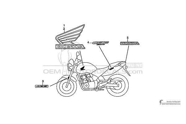 Honda CBF600N 2006 - Red