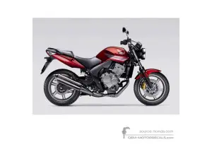 Adesivi per Honda CBF600N 2008 - Rosso • Honda Adesivi OEM