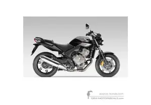 Pegatinas para Honda CBF600N 2010 - Negro • Honda Pegatinas OEM