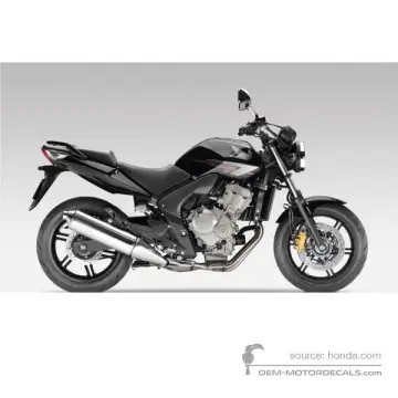 Honda CBF600N 2010 - Czarny - Pearl Nightstar Black