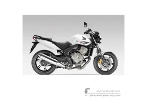 Aufkleber für Honda CBF600N 2010 - Weiss • Honda OEM-Aufkleber