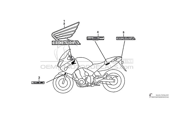 Honda CBF600S 2005 - Azuurblauw
