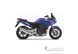 Aufkleber für Honda CBF600S 2006 - Blau • Honda OEM-Aufkleber