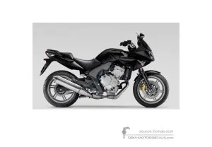 Adesivi per Honda CBF600S 2008 - Nero • Honda Adesivi OEM