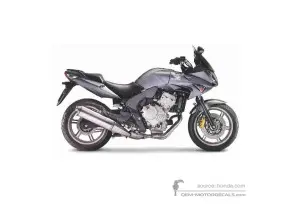 Adesivi per Honda CBF600S 2008 - Grigio • Honda Adesivi OEM