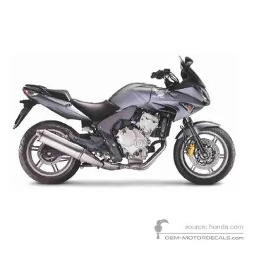 Honda CBF600S 2008 - Gris - Dolphin Gray Metallic