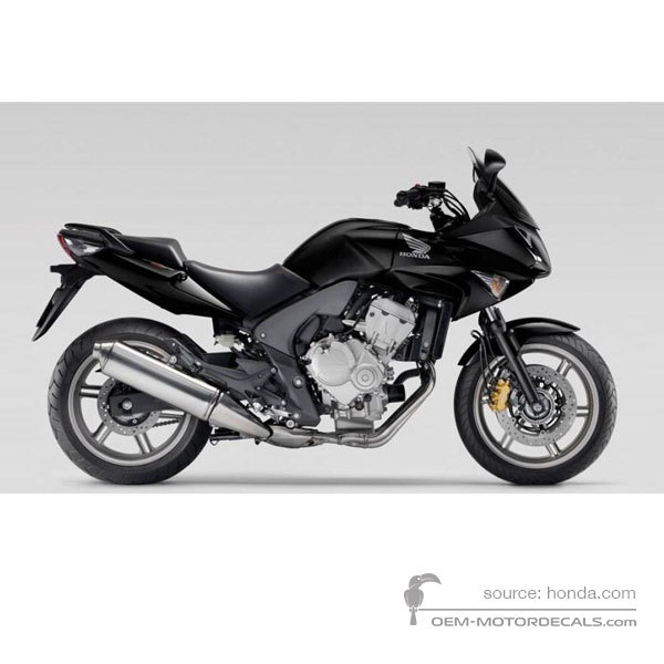 Autocollants pour Honda CBF600S 2009 - Noir • Honda Autocollants OEM