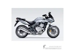 Pegatinas para Honda CBF600S 2009 - Plata • Honda Pegatinas OEM