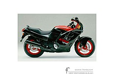 Adesivi per Honda CBR1000F 1987 - Nero • Honda Adesivi OEM