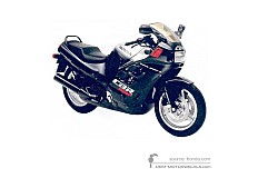 Adesivi per Honda CBR1000F 1987 - Grigio • Honda Adesivi OEM