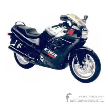 Honda CBR1000F 1987 - Szary - Karakorum Grey Metallic