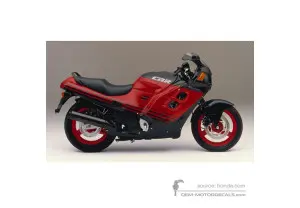 Aufkleber für Honda CBR1000F 1988 - Blau • Honda OEM-Aufkleber
