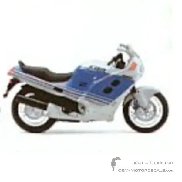 Honda CBR1000F 1988 - Biały - Pearl Crystal White
