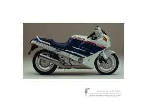 Decals for Honda CBR1000F 1989 - Blue White • Honda OEM Decals