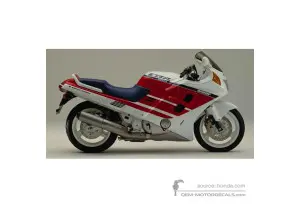 Stickers voor Honda CBR1000F 1989 - Wit • Honda OEM Stickers
