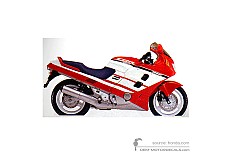 Autocollants pour Honda CBR1000F 1990 - Blanc • Honda Autocollants OEM