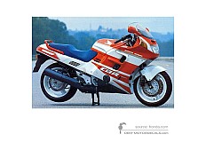 Stickers voor Honda CBR1000F 1991 - Wit • Honda OEM Stickers