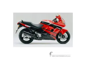 Aufkleber für Honda CBR1000F 1992 - Schwarz • Honda OEM-Aufkleber