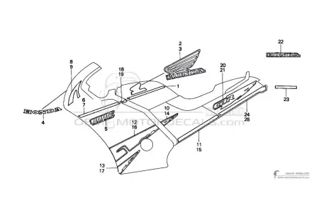 Honda CBR1000F 1992 - Blanco