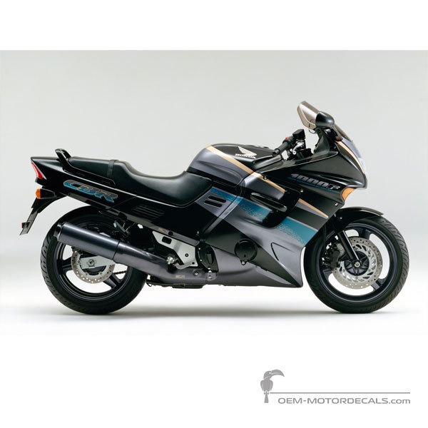 Stickers voor Honda CBR1000F 1993 - Blauw • Honda OEM Stickers