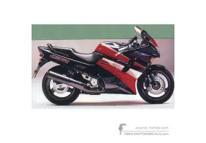 Aufkleber für Honda CBR1000F 1993 - Blau • Honda OEM-Aufkleber
